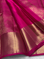 Load image into Gallery viewer, Classic Ruby Pink 2gm Zari Bridal Elegance Kanchipuram Handloom Silk Saree SS28199
