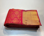 Load image into Gallery viewer, Classic Reddish Pink 2gm Zari Bridal Elegance Kanchipuram Handloom Silk Saree SS23839
