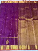 Load image into Gallery viewer, Classic Vadamalli 2gm Zari Elegance Kanchipuram Handloom Silk Saree SS27382
