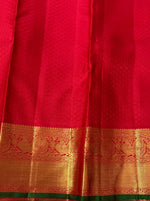 Load image into Gallery viewer, Classic Chilly Red 2gm Zari Bridal Elegance Kanchipuram Handloom Silk Saree SS24269
