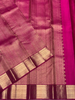 Load image into Gallery viewer, Classic Deep Pink 2gm Zari Bridal Elegance Kanchipuram Handloom Silk Saree SS28260
