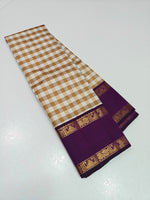 Load image into Gallery viewer, Classic Offwhite &amp; Vadamalli 2gm Zari Elegance Kanchipuram Handloom Silk Saree SS26932

