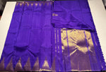 Load image into Gallery viewer, Classic Dark Rose &amp; Purple 1gm Zari Elegance Kanchipuram Handloom Silk Saree SS24734
