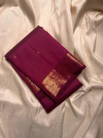 Load image into Gallery viewer, Classic Deep Pink 2gm Zari Elegance Kanchipuram Handloom Silk Saree SS23511
