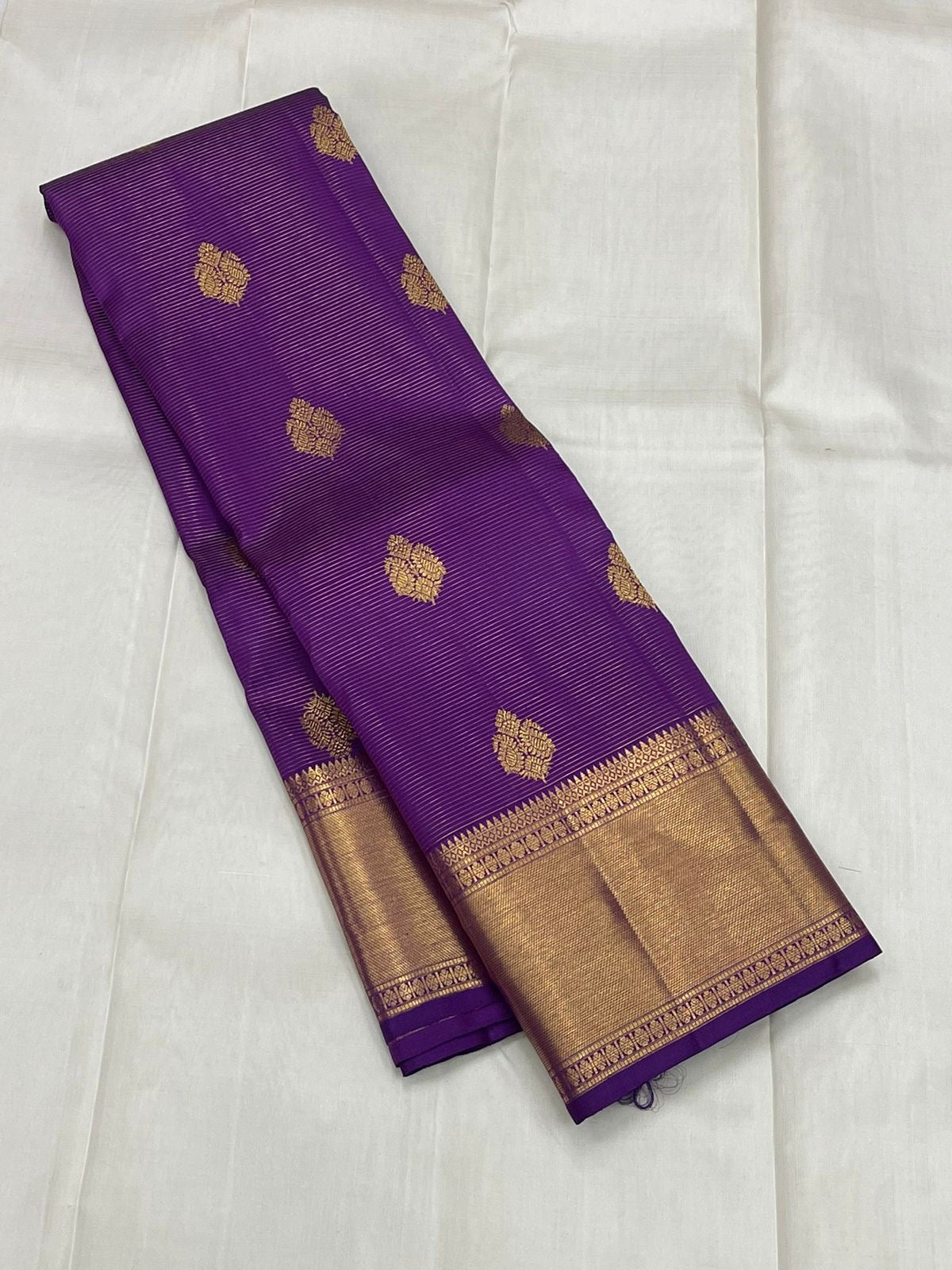 Classic Vadamalli 2gm Zari Bridal Elegance Kanchipuram Handloom Silk Saree SS24438