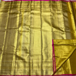 Load image into Gallery viewer, Classic Gold Bridal Elegance Kanchipuram Handloom Silk Saree SS24859
