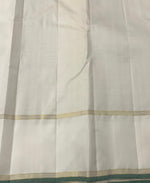 Load image into Gallery viewer, Classic Butter Cream 2gm Zari Elegance Kanchipuram Handloom Silk Saree SS27534
