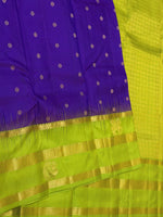 Load image into Gallery viewer, Classic Violet &amp; Spring Green Elegance Kanchipuram Handloom Silk Saree SS28631
