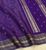 Load image into Gallery viewer, Classic Eminence Violet 2gm Zari Elegance Kanchipuram Handloom Silk Saree SS27904
