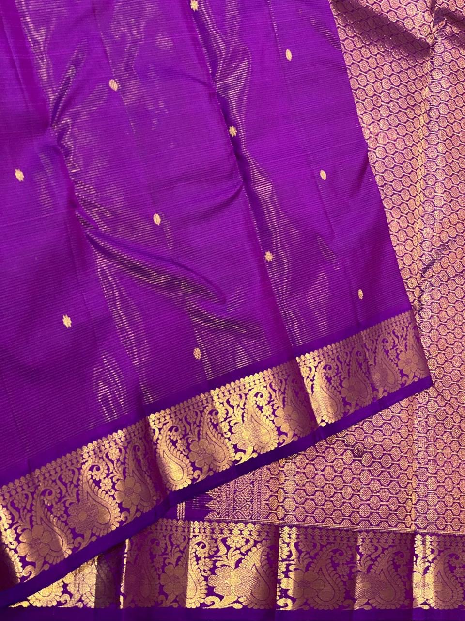 Classic Vadamalli 2gm Zari Vaira Oosi Kanchipuram Handloom Silk Saree SS26512