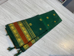 Load image into Gallery viewer, Classic Green Kanchipuram Handloom Silk Saree SS26578
