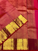 Load image into Gallery viewer, Classic Hot Pink 2gm Zari Bridal Elegance Kanchipuram Handloom Silk Saree SS25371
