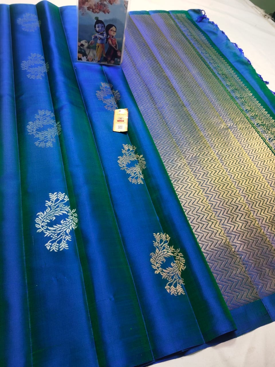 Pastel Elegance Handloom Soft Silk Saree SS22449