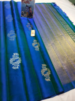 Load image into Gallery viewer, Pastel Elegance Handloom Soft Silk Saree SS22449
