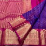 Load image into Gallery viewer, Classic Violet &amp; Deep Pink Elegance Kanchipuram Handloom Silk Saree SS24715
