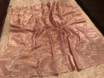 Load image into Gallery viewer, Classic Light Pink Elegance Tissue Organza Silk Saree SS25695

