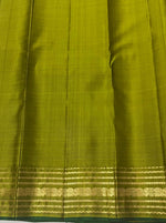 Load image into Gallery viewer, Classic Maroon &amp; Olive Green 2gm Zari Elegance Kanchipuram Handloom Silk Saree SS24763
