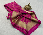 Load image into Gallery viewer, Classic Fuchsia Elegance Mysore Silk Saree SS24638
