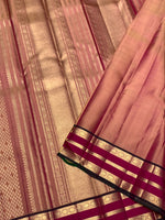 Load image into Gallery viewer, Classic Rosy Red 2gm Zari Bridal Elegance Kanchipuram Handloom Silk Saree SS27180
