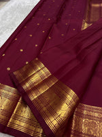 Load image into Gallery viewer, Classic Garnet Red Bridal Elegance Kanchipuram Handloom Silk Saree SS27189
