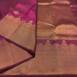 Load image into Gallery viewer, Classic Deep Pink 2gm Zari Temple Bridal Elegance Kanchipuram Handloom Silk Saree SS26582
