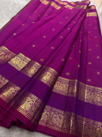 Load image into Gallery viewer, Classic Vadamalli Elegance Kanchipuram Handloom Silk Saree SS24541
