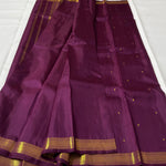 Load image into Gallery viewer, Classic Berry Purple Bridal Elegance Kanchipuram Handloom Silk Saree SS28204
