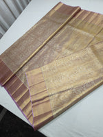 Load image into Gallery viewer, Classic Antique Lavender 1point5gm Zari Bridal Elegance Kanchipuram Handloom Silk Saree SS23786
