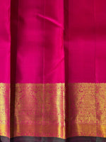 Load image into Gallery viewer, Classic Glow Pink 2gm Zari Elegance Kanchipuram Handloom Silk Saree SS24083
