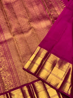 Load image into Gallery viewer, Classic Yellow &amp; Pink 2gm Zari Bridal Elegance Kanchipuram Handloom Silk Saree SS25272
