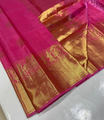 Load image into Gallery viewer, Classic Magenta Elegance Kanchipuram Handloom Silk Saree SS23777
