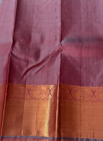 Load image into Gallery viewer, Classic Onion Pink &amp; Mauve 2gm Zari Elegance Kanchipuram Handloom Silk Saree SS24127
