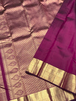 Load image into Gallery viewer, Classic Wine Red 2gm Zari Bridal Elegance Kanchipuram Handloom Silk Saree SS28259
