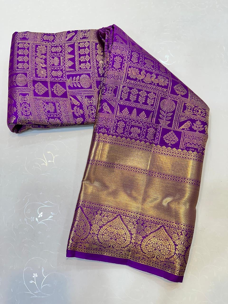 Classic Vadamalli Elegance Kanchipuram Handloom Silk Saree SS24686