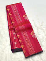 Load image into Gallery viewer, Pinkish Orange  &amp; Pine Green 2gm Zari Elegance Kanchipuram Handloom Silk Saree SS20583
