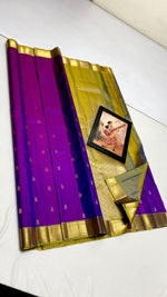 Load image into Gallery viewer, Classic Vadamalli &amp; Spring Green Elegance Kanchipuram Handloom Silk Saree SS27121
