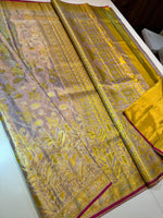 Load image into Gallery viewer, Pastel Lavender 1gm Zari Bridal Elegance Kanchipuram Handloom Silk Saree SS23852
