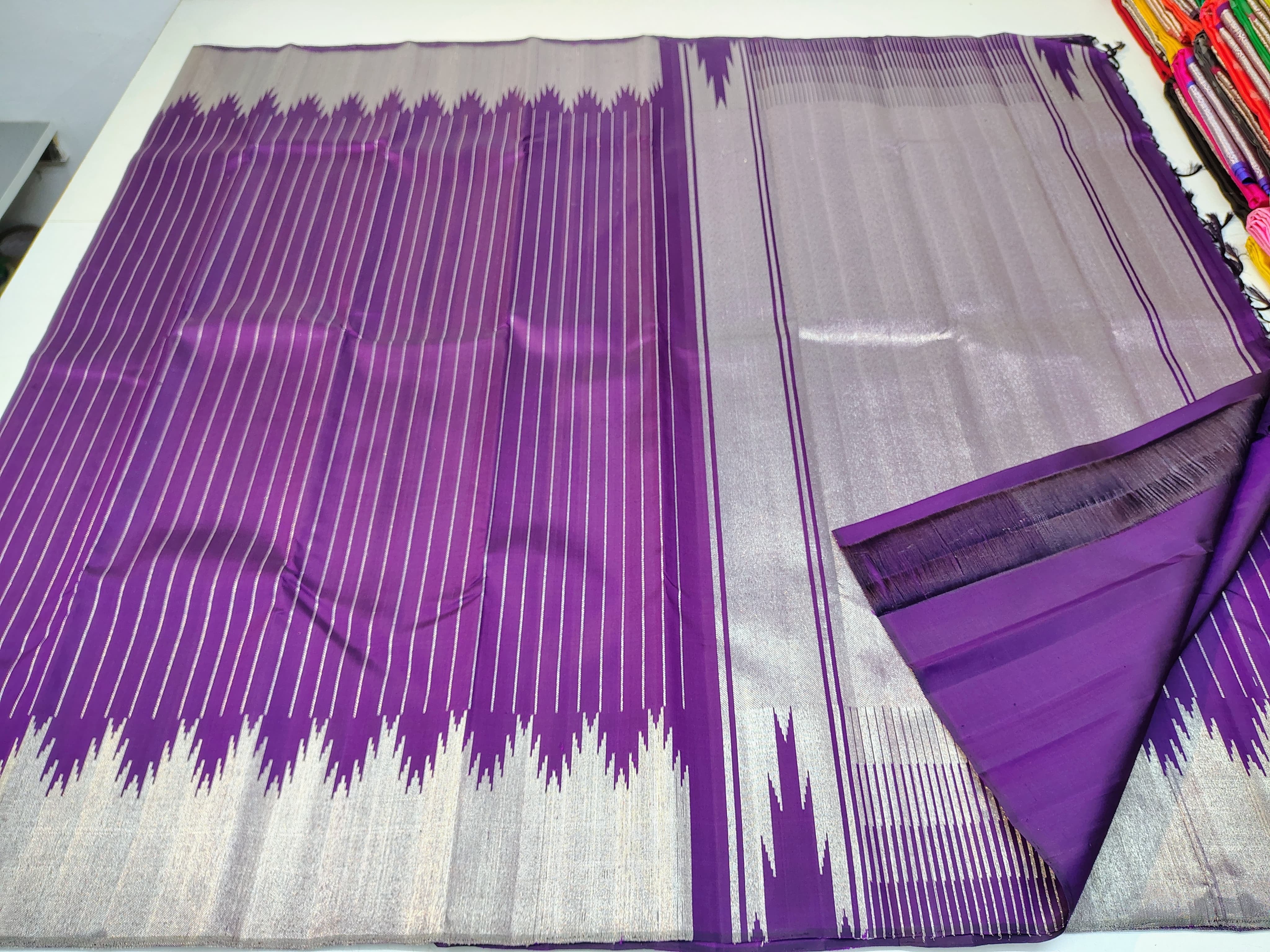 Classic Vadamalli Temple Kanchipuram Handloom Silk Saree SS25948
