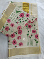 Load image into Gallery viewer, Classic Kasavu Golden Tissue Elegance Onam Saree SS28000
