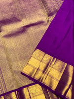 Load image into Gallery viewer, Classic Lavender 2gm Zari Elegance Kanchipuram Handloom Silk Saree SS25273
