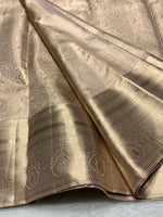 Load image into Gallery viewer, Antique Gold 2gm Zari Bridal Elegance Kanchipuram Handloom Silk Saree SS24823
