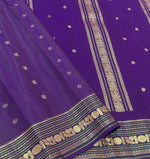 Load image into Gallery viewer, Classic Eminence Violet 2gm Zari Elegance Kanchipuram Handloom Silk Saree SS27904
