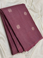 Load image into Gallery viewer, Classic Berry Plum &amp; Lime Green Kanchipuram Handloom Silk Saree SS26041
