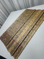 Load image into Gallery viewer, Classic Shimmer Beige &amp; Rose Gold Meenakari Bridal Elegance Kanchipuram Handloom Silk Saree SS26901
