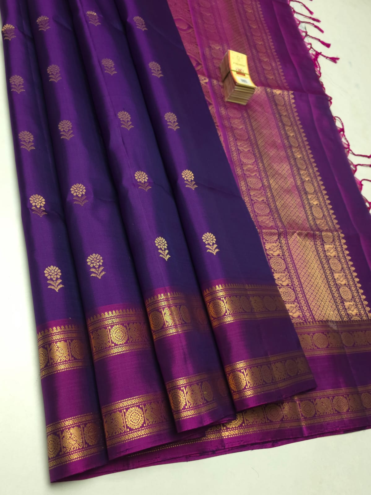 Classic Vadamalli Double Warp Elegance Handloom Soft Silk Saree SS26685