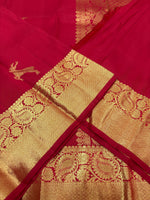 Load image into Gallery viewer, Classic Pink 1gm Zari Bridal Elegance Kanchipuram Handloom Silk Saree SS24759
