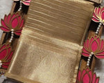 Load image into Gallery viewer, Classic Beige Elegance Tissue Silk Saree SS25260
