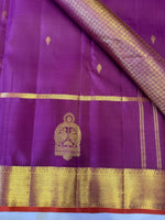 Load image into Gallery viewer, Classic Vadamalli 2gm Zari Elegance Kanchipuram Handloom Silk Saree SS27382
