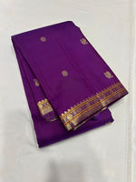 Load image into Gallery viewer, Classic Violet Kanchipuram Handloom Silk Saree SS25839

