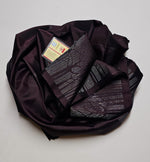 Load image into Gallery viewer, Classic Dark Chocolate Elegance Handloom Soft Silk Saree SS25662
